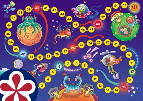 Ходилка космос для детей