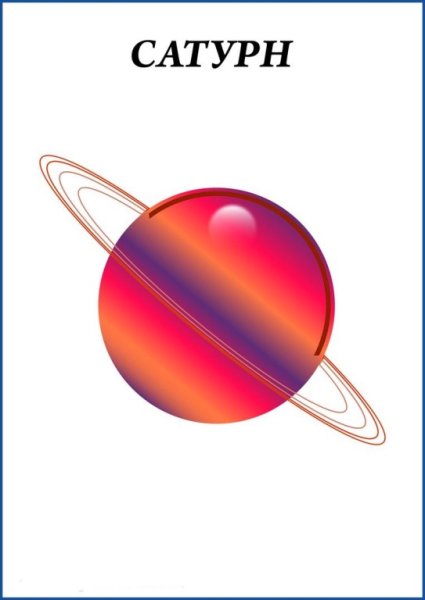 Планеты карточки для детей