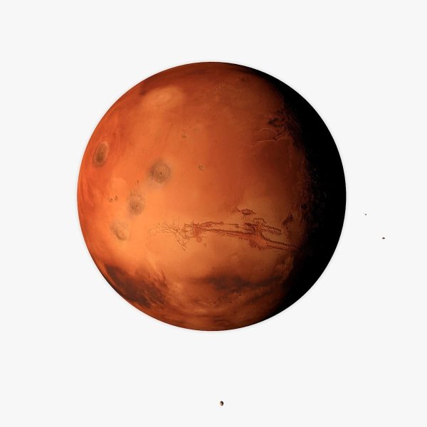 Планеты Марс 3d модель полигональный