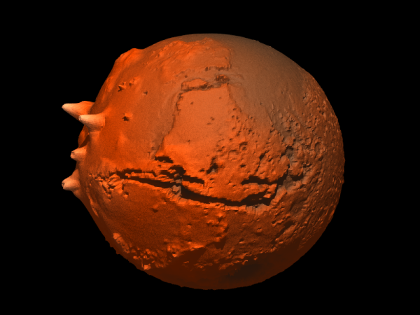 Форма планеты Марс