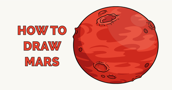 Марс рисунок
