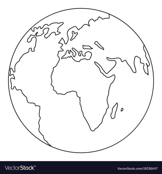 Земля контур