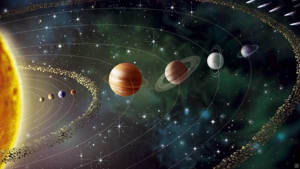 Галактика планеты вокруг солнца