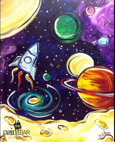 Рисование космос