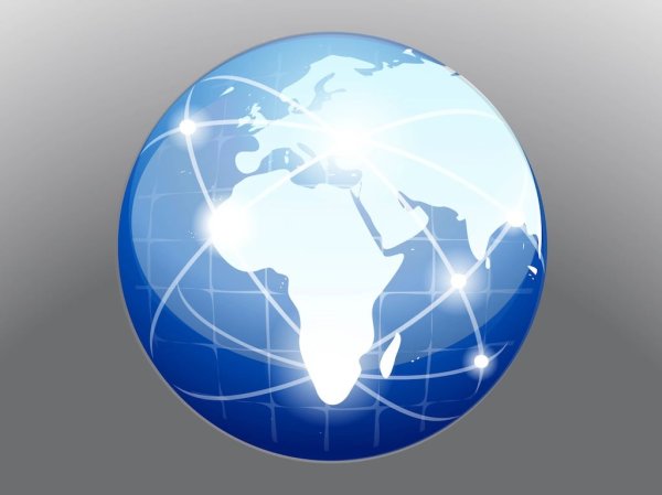 Изображение земного шара для логотипа