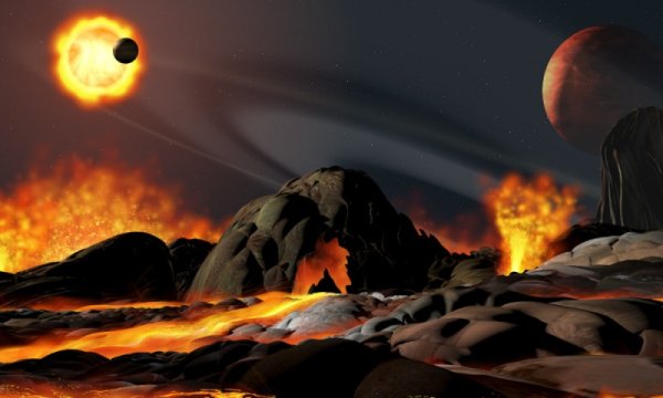 Вулканическая Планета арт