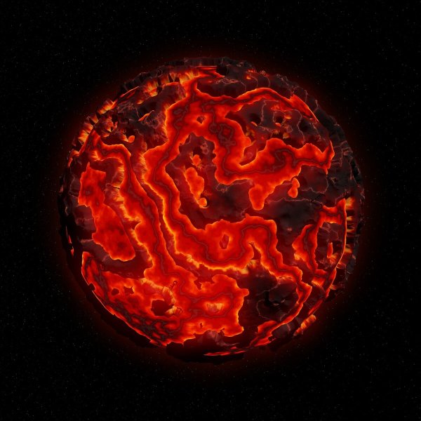 Красный Огненный шар