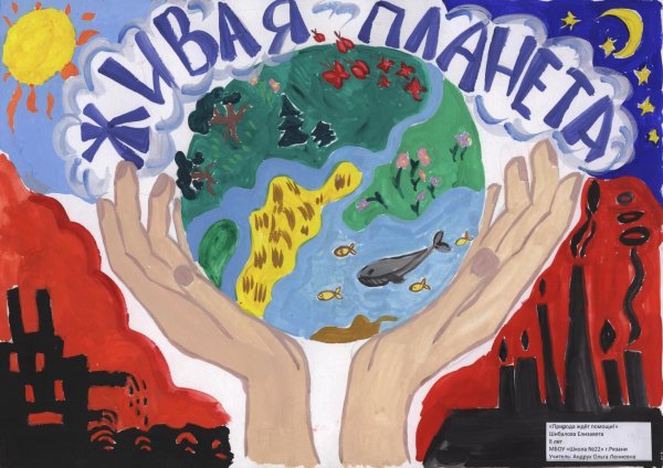 Плакат на экологическую тематику