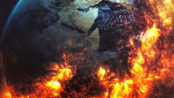 Земля взрывается