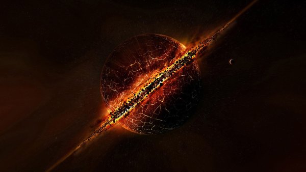 Космос взрыв планеты