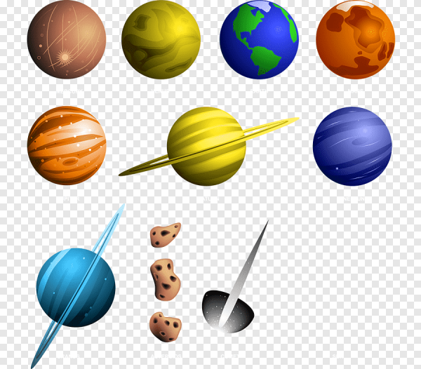 Планеты мультяшные