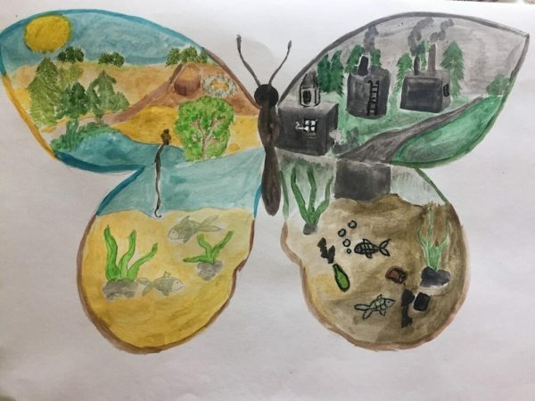 Коллаж мы за чистую планету