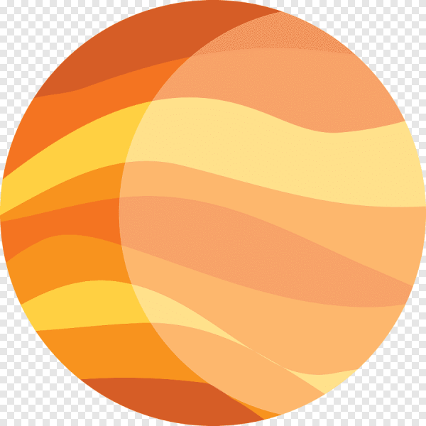 Желто оранжевая Планета