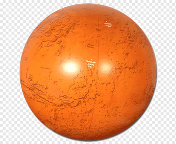 Мяч "Планета Марс" ПВХ