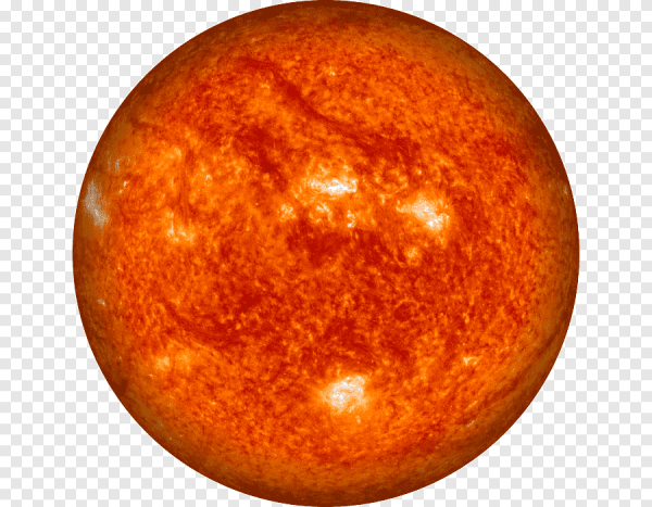 Солнце на прозрачном фоне реалистичное