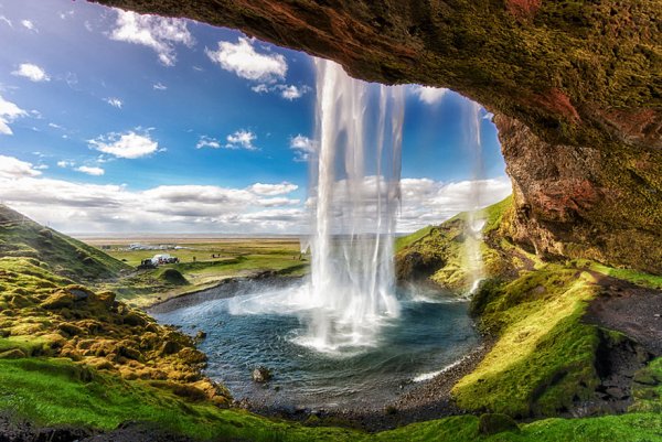 Водопад Селйяландсфосс, Исландия