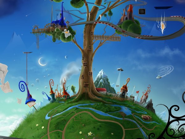 Город на сказочной планете