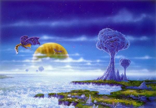 Фантастический пейзаж легкий