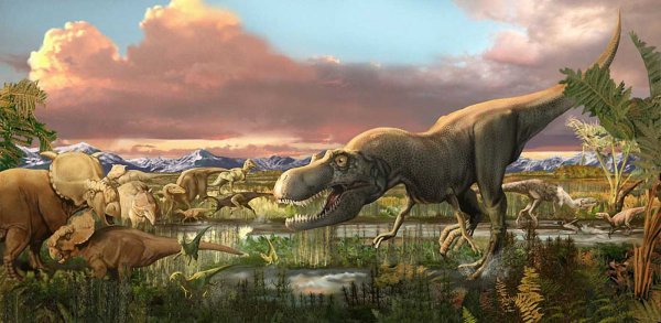 Мезозойская Эра вымирание динозавров