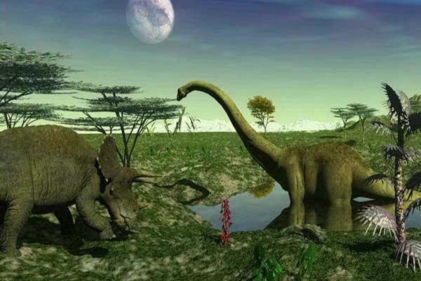 Земля в эру динозавров