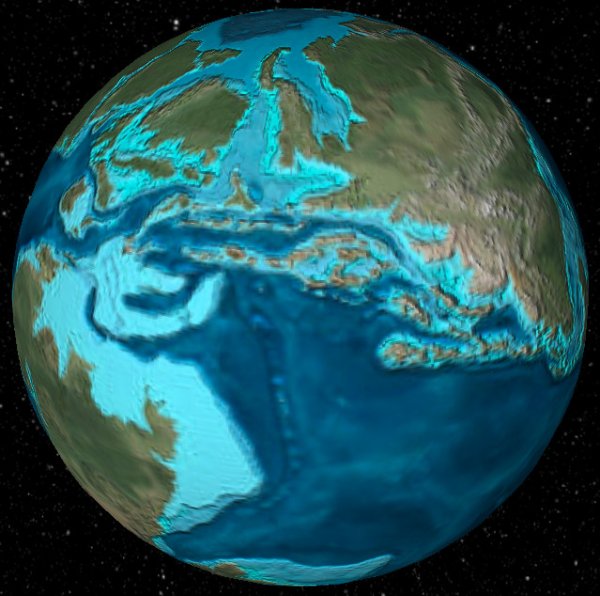 Земля 450 миллионов лет назад
