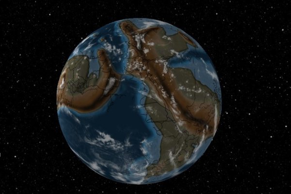 Планета 1000000 лет назад