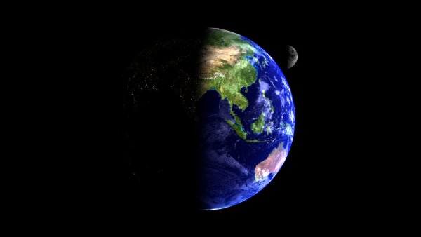 Планета земля из космоса