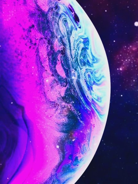 Iphone XS Max Планета Фиолетова