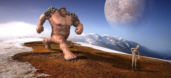 Огромный великан