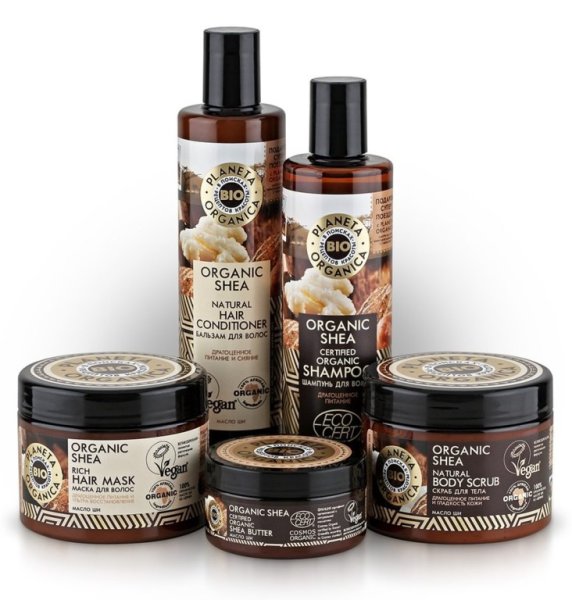 Planeta Organica шампунь Bio Organic Shea драгоценное питание