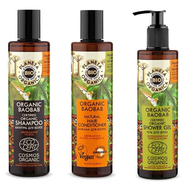 Planeta Organica Organic Baobab бальзам для волос 280мл