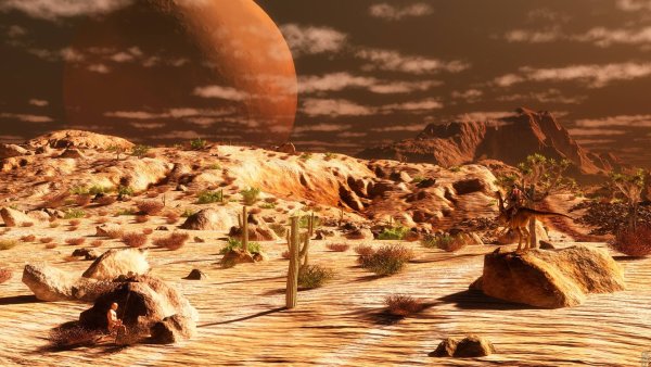 Пустынная Планета арт
