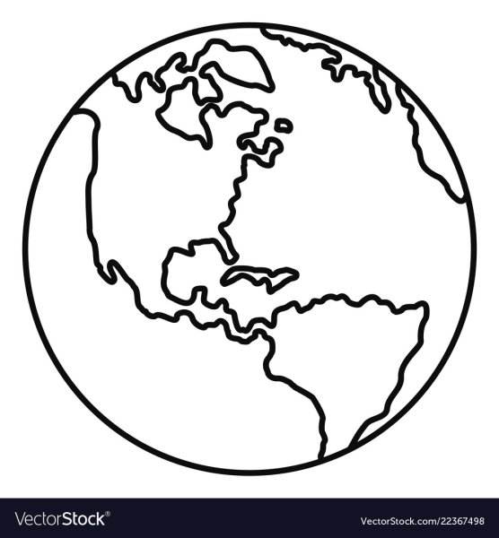 Земля контур