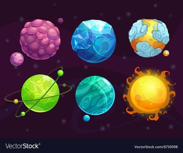 Мультяшная Планета арт