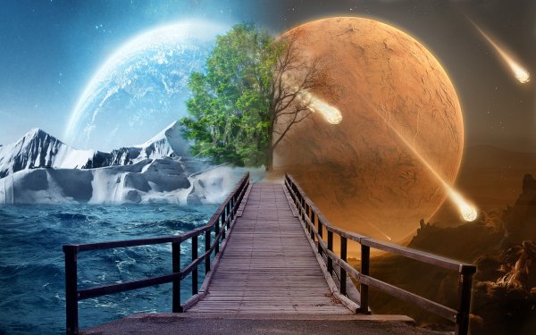 Фантастические пейзажи