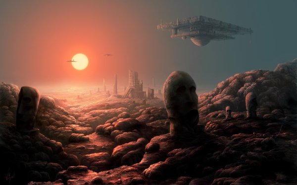 Чужие планеты пейзажи