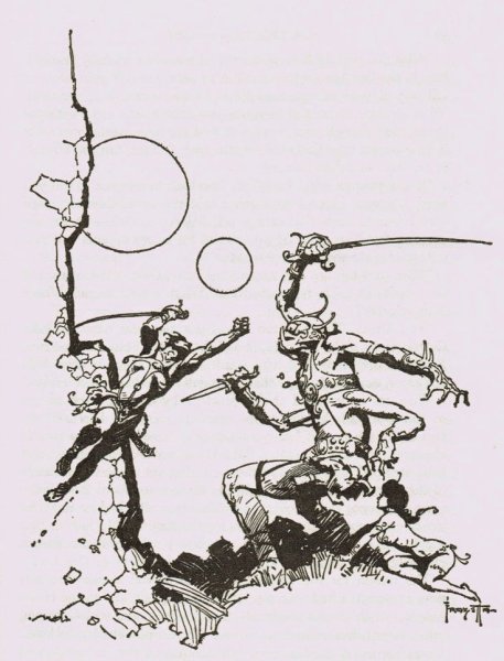 Frank Frazetta принцесса Марса