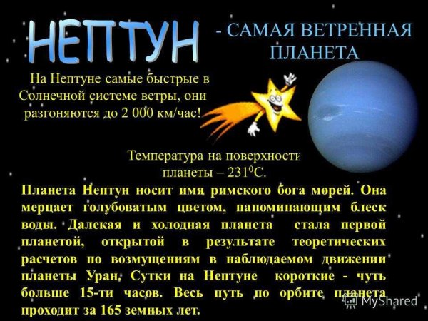 Нептун Планета интересные факты 5 класс