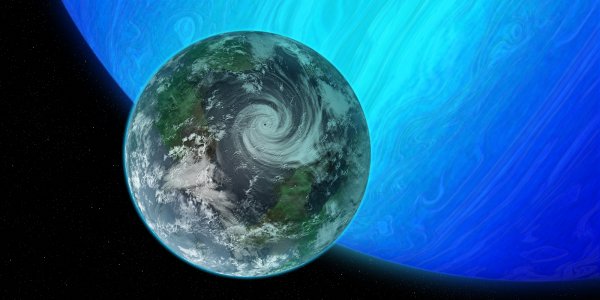 Планета Kepler 22-b. и Нептун