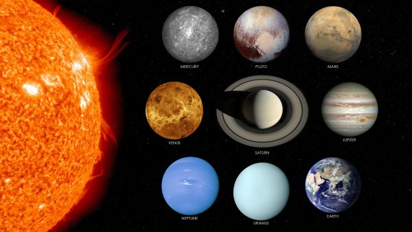 Меркурий, Венера, Марс, Юпитер и Сатурн