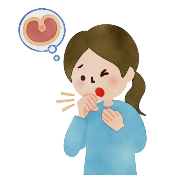Кашель иллюстрация