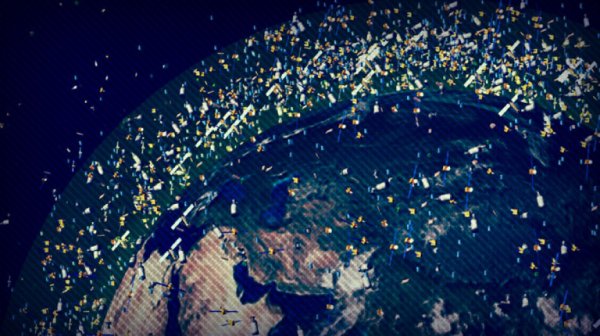 Космический мусор на земле