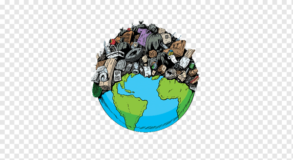 Мусор на планете рисунок