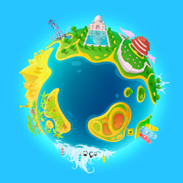 Планета игр рисунок