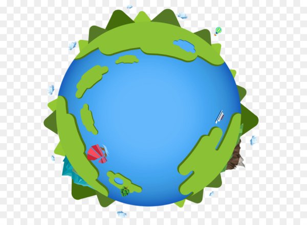 Планета земля мультяшная
