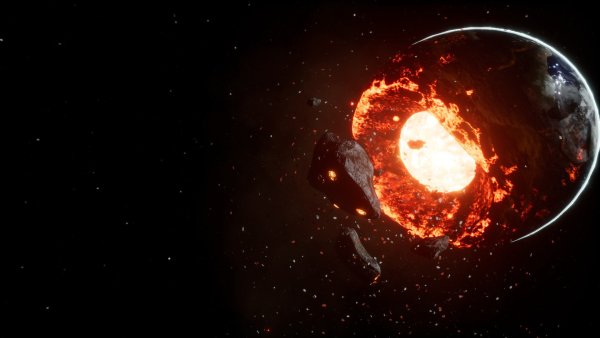 Взрыв планеты земля