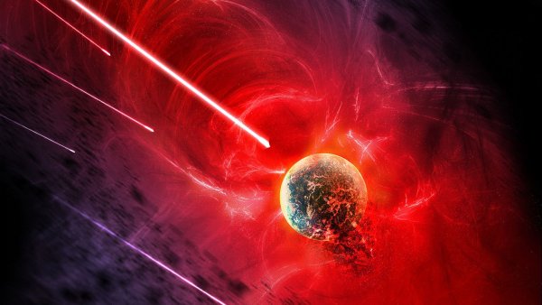 Взрыв планеты обои