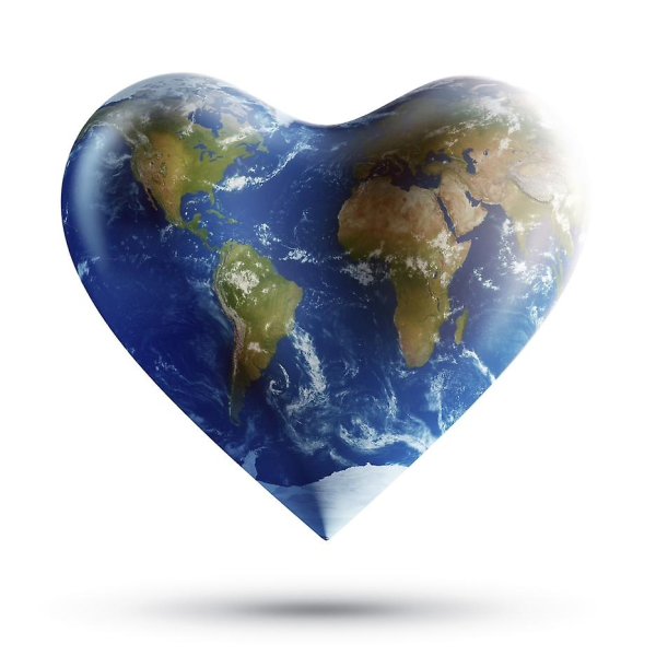 Планета земля сердце