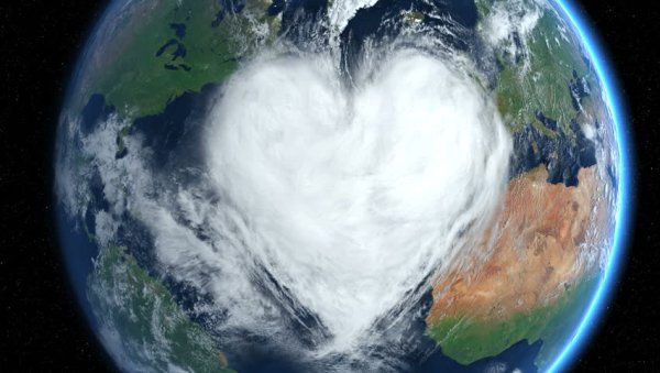 Земля сердечко