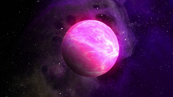 Венера розовая Планета
